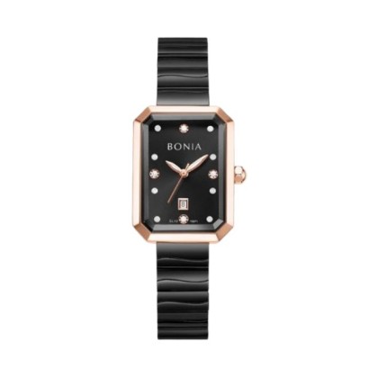 Bonia Elegance BNB10871-2037 Black Dial Color Women Watch